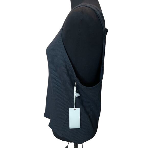 New ~ GOOD AMERICAN ~  Ribbed Cut In Crop Tank Top 3XL - Picture 4 of 6